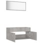 vidaXL 2-tlg. Badmöbel-Set Betongrau Holzwerkstoff vidaXL 2-tlg. Badmöbel-Set Betongrau Holzwerkstoff