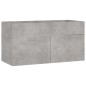 vidaXL 2-tlg. Badmöbel-Set Betongrau Holzwerkstoff vidaXL 2-tlg. Badmöbel-Set Betongrau Holzwerkstoff