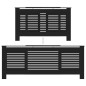 vidaXL MDF Heizkörperverkleidung Schwarz 205 cm vidaXL MDF Heizkörperverkleidung Schwarz 205 cm