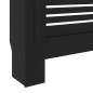 vidaXL MDF Heizkörperverkleidung Schwarz 205 cm vidaXL MDF Heizkörperverkleidung Schwarz 205 cm