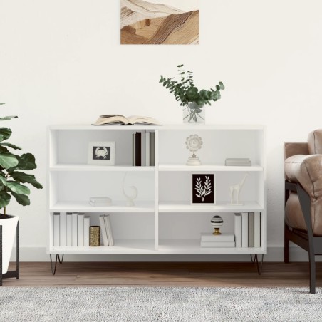 vidaXL Sideboard Hochglanz-Weiß 103,5x35x70 cm Holzwerkstoff