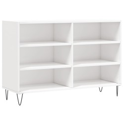 vidaXL Sideboard Hochglanz-Weiß 103,5x35x70 cm Holzwerkstoff
