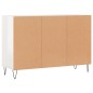 vidaXL Sideboard Hochglanz-Weiß 103,5x35x70 cm Holzwerkstoff vidaXL Sideboard Hochglanz-Weiß 103,5x35x70 cm Holzwerkstoff