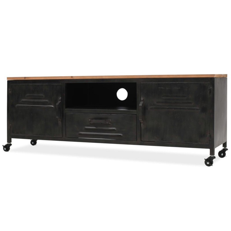 vidaXL TV-Schrank 120 x 30 x 43 cm Schwarz vidaXL TV-Schrank 120 x 30 x 43 cm Schwarz