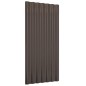 vidaXL Dachpaneele 36 Stk. Pulverbeschichteter Stahl Braun 80x36 cm vidaXL Dachpaneele 36 Stk. Pulverbeschichteter Stahl Braun 80x36 cm