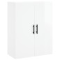 vidaXL Wandschrank Hochglanz-Weiß 69,5x34x90 cm vidaXL Wandschrank Hochglanz-Weiß 69,5x34x90 cm