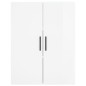 vidaXL Wandschrank Hochglanz-Weiß 69,5x34x90 cm vidaXL Wandschrank Hochglanz-Weiß 69,5x34x90 cm
