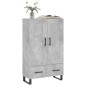 vidaXL Highboard Betongrau 69,5x31x115 cm Holzwerkstoff vidaXL Highboard Betongrau 69,5x31x115 cm Holzwerkstoff