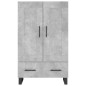 vidaXL Highboard Betongrau 69,5x31x115 cm Holzwerkstoff vidaXL Highboard Betongrau 69,5x31x115 cm Holzwerkstoff