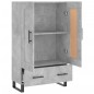 vidaXL Highboard Betongrau 69,5x31x115 cm Holzwerkstoff vidaXL Highboard Betongrau 69,5x31x115 cm Holzwerkstoff