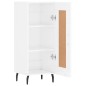vidaXL Sideboard Hochglanz-Weiß 34,5x34x90 cm Holzwerkstoff vidaXL Sideboard Hochglanz-Weiß 34,5x34x90 cm Holzwerkstoff