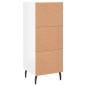 vidaXL Sideboard Hochglanz-Weiß 34,5x34x90 cm Holzwerkstoff vidaXL Sideboard Hochglanz-Weiß 34,5x34x90 cm Holzwerkstoff