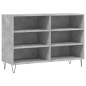 vidaXL Sideboard Betongrau 103,5x35x70 cm Holzwerkstoff vidaXL Sideboard Betongrau 103,5x35x70 cm Holzwerkstoff