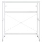 vidaXL Badezimmer Waschtischgestell Weiß 79x38x83 cm Eisen vidaXL Badezimmer Waschtischgestell Weiß 79x38x83 cm Eisen
