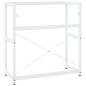 vidaXL Badezimmer Waschtischgestell Weiß 79x38x83 cm Eisen vidaXL Badezimmer Waschtischgestell Weiß 79x38x83 cm Eisen