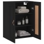 vidaXL Wandschrank Schwarz 69,5x34x90 cm Holzwerkstoff vidaXL Wandschrank Schwarz 69,5x34x90 cm Holzwerkstoff
