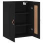 vidaXL Wandschrank Schwarz 69,5x34x90 cm Holzwerkstoff vidaXL Wandschrank Schwarz 69,5x34x90 cm Holzwerkstoff