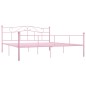 vidaXL Bettgestell Rosa Metall 180x200 cm vidaXL Bettgestell Rosa Metall 180x200 cm