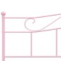 vidaXL Bettgestell Rosa Metall 180x200 cm vidaXL Bettgestell Rosa Metall 180x200 cm