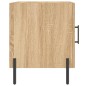 vidaXL Nachttische 2 Stk. Sonoma-Eiche 40x40x50 cm Holzwerkstoff vidaXL Nachttische 2 Stk. Sonoma-Eiche 40x40x50 cm Holzwerkstoff