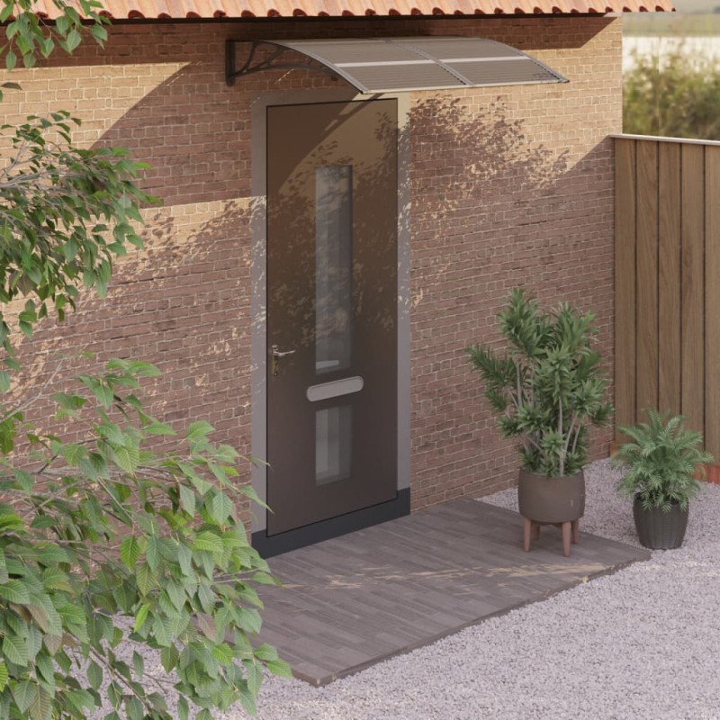 vidaXL Türvordach Schwarz 150x100 cm Polycarbonat vidaXL Türvordach Schwarz 150x100 cm Polycarbonat