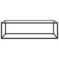 vidaXL Couchtisch Schwarz mit Hartglas 120x50x35 cm vidaXL Couchtisch Schwarz mit Hartglas 120x50x35 cm