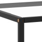 vidaXL Couchtisch Schwarz mit Hartglas 120x50x35 cm vidaXL Couchtisch Schwarz mit Hartglas 120x50x35 cm