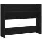 vidaXL Wand-Schuhschrank Schwarz 80x18x60 cm Holzwerkstoff vidaXL Wand-Schuhschrank Schwarz 80x18x60 cm Holzwerkstoff