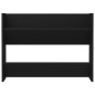 vidaXL Wand-Schuhschrank Schwarz 80x18x60 cm Holzwerkstoff vidaXL Wand-Schuhschrank Schwarz 80x18x60 cm Holzwerkstoff