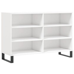 vidaXL Sideboard Hochglanz-Weiß 103,5x35x70 cm Holzwerkstoff