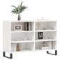 vidaXL Sideboard Hochglanz-Weiß 103,5x35x70 cm Holzwerkstoff vidaXL Sideboard Hochglanz-Weiß 103,5x35x70 cm Holzwerkstoff