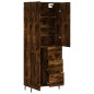Highboard Räuchereiche 69,5x34x180 cm Holzwerkstoff Highboard Räuchereiche 69,5x34x180 cm Holzwerkstoff