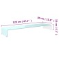 vidaXL TV-Aufsatz/Monitorerhöhung Glas Grün 120x30x13 cm vidaXL TV-Aufsatz/Monitorerhöhung Glas Grün 120x30x13 cm