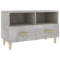 vidaXL TV-Schrank Betongrau 80x36x50 cm Holzwerkstoff vidaXL TV-Schrank Betongrau 80x36x50 cm Holzwerkstoff