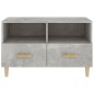vidaXL TV-Schrank Betongrau 80x36x50 cm Holzwerkstoff vidaXL TV-Schrank Betongrau 80x36x50 cm Holzwerkstoff