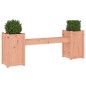 vidaXL Gartenbank mit Pflanzkübeln 180x36x63 cm Massivholz Douglasie vidaXL Gartenbank mit Pflanzkübeln 180x36x63 cm Massivholz Douglasie