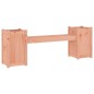 vidaXL Gartenbank mit Pflanzkübeln 180x36x63 cm Massivholz Douglasie vidaXL Gartenbank mit Pflanzkübeln 180x36x63 cm Massivholz Douglasie
