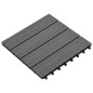 22 Stk. Terrassenfliesen 30 x 30 cm 2 qm WPC Grau 22 Stk. Terrassenfliesen 30 x 30 cm 2 qm WPC Grau