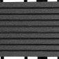 22 Stk. Terrassenfliesen 30 x 30 cm 2 qm WPC Grau 22 Stk. Terrassenfliesen 30 x 30 cm 2 qm WPC Grau