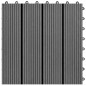 22 Stk. Terrassenfliesen 30 x 30 cm 2 qm WPC Grau 22 Stk. Terrassenfliesen 30 x 30 cm 2 qm WPC Grau