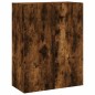 Highboard Räuchereiche 69,5x34x180 cm Holzwerkstoff Highboard Räuchereiche 69,5x34x180 cm Holzwerkstoff