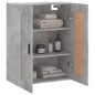 vidaXL Wandschrank Betongrau 69,5x34x90 cm Holzwerkstoff vidaXL Wandschrank Betongrau 69,5x34x90 cm Holzwerkstoff