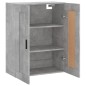 vidaXL Wandschrank Betongrau 69,5x34x90 cm Holzwerkstoff vidaXL Wandschrank Betongrau 69,5x34x90 cm Holzwerkstoff
