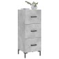 vidaXL Sideboard Betongrau 34,5x34x90 cm Holzwerkstoff vidaXL Sideboard Betongrau 34,5x34x90 cm Holzwerkstoff