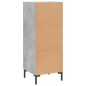 vidaXL Sideboard Betongrau 34,5x34x90 cm Holzwerkstoff vidaXL Sideboard Betongrau 34,5x34x90 cm Holzwerkstoff