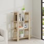 vidaXL Bücherregal/Raumteiler Sonoma-Eiche 100x30x123,5 cm
