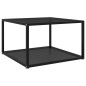 vidaXL Couchtisch Schwarz 60x60x35 cm Hartglas vidaXL Couchtisch Schwarz 60x60x35 cm Hartglas