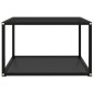 vidaXL Couchtisch Schwarz 60x60x35 cm Hartglas vidaXL Couchtisch Schwarz 60x60x35 cm Hartglas