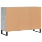 vidaXL Sideboard Betongrau 103,5x35x70 cm Holzwerkstoff vidaXL Sideboard Betongrau 103,5x35x70 cm Holzwerkstoff