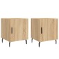 vidaXL Nachttische 2 Stk. Sonoma-Eiche 40x40x50 cm Holzwerkstoff vidaXL Nachttische 2 Stk. Sonoma-Eiche 40x40x50 cm Holzwerkstoff